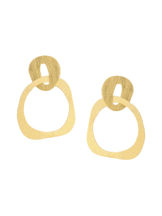 Gold Plated Dangler Earring