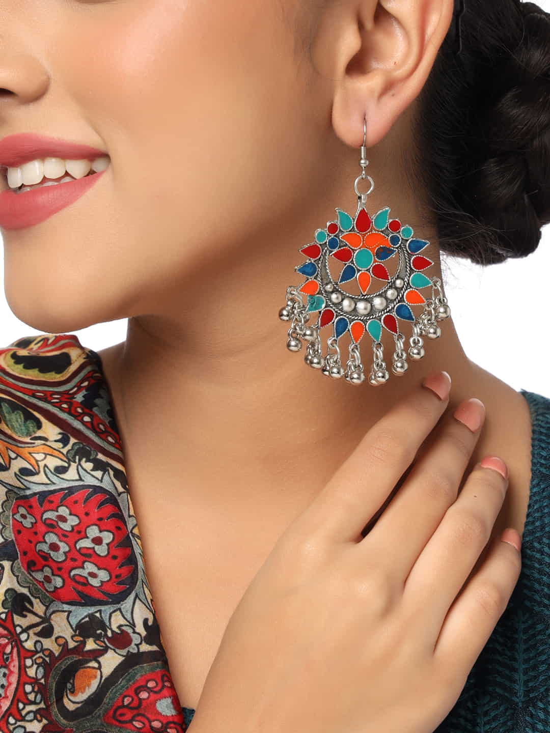 Afghani tribal earrings Clearance