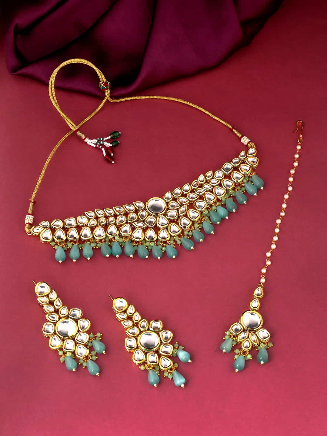 Wedding Jewellery Flipkart Kundan Necklace Set Kundan Jewellery