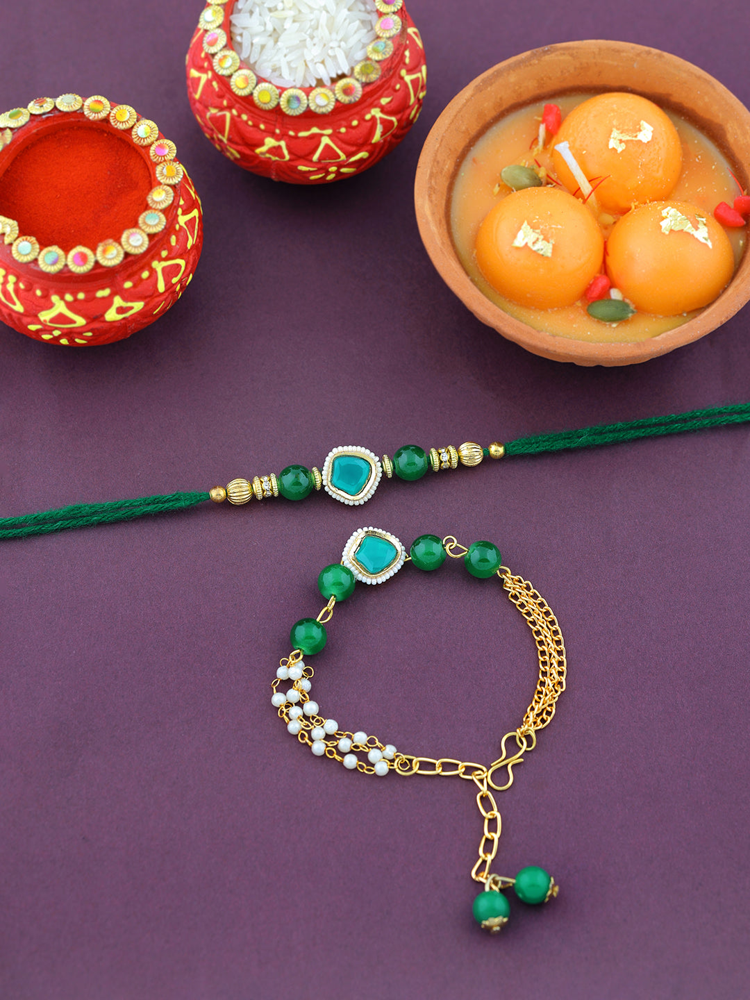 Bhaiya Bhabhi Rakhi Gift Set