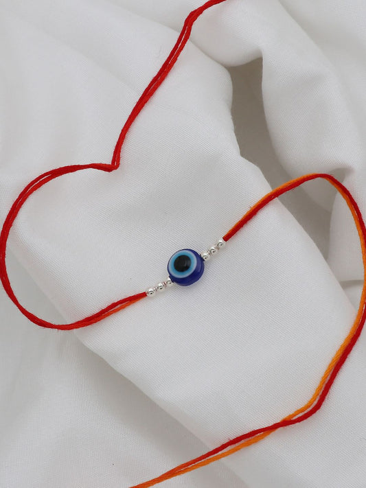 925 Silver Evil Eye thread Rakhi