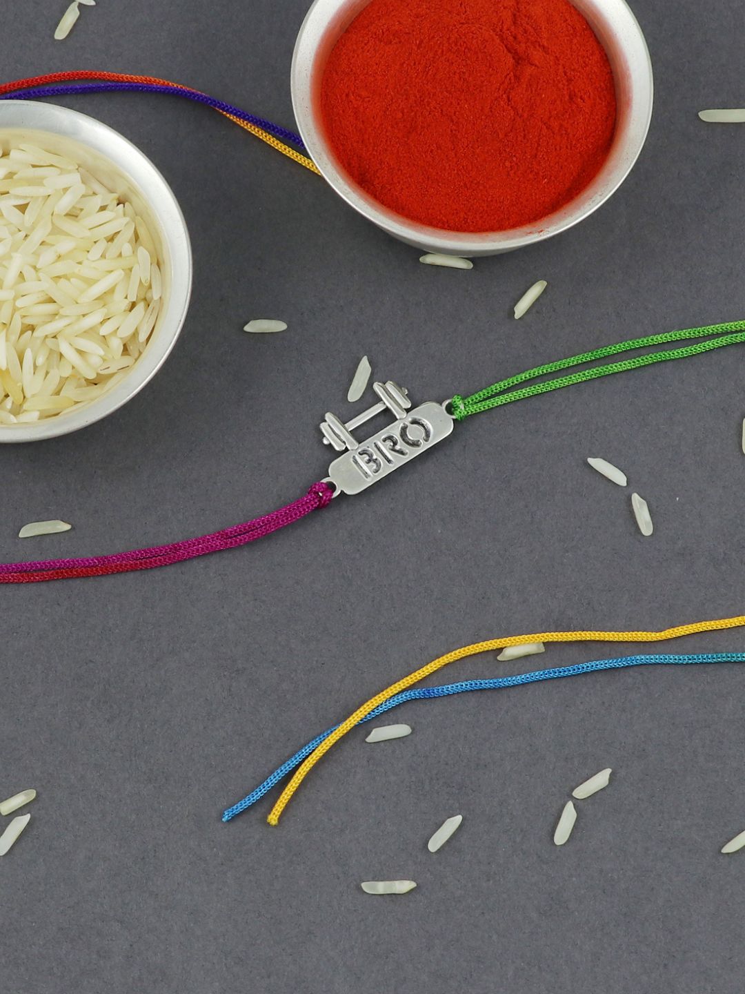 925 Silver Gym Bro Rakhi