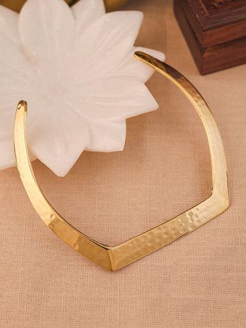 Handmade Gold-Plated Hasli Necklace