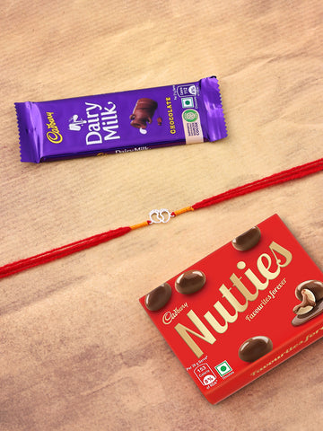 925 Rakhi Gift Set with Chocolates