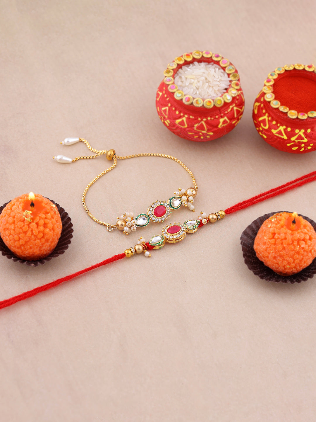 Bhaiya Bhabhi Rakhi Gift Set