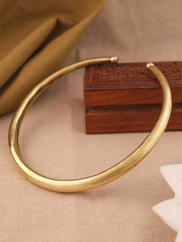 Gold-Plated Round Handamade Hasli