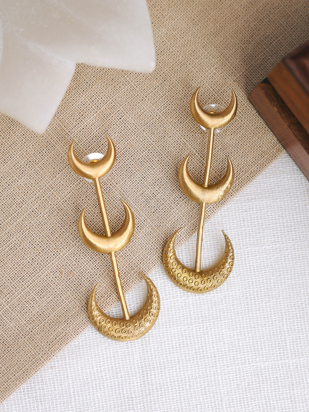 Gold-Plated Classic Earrings