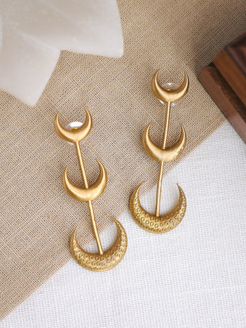 Gold-Plated Classic Earrings