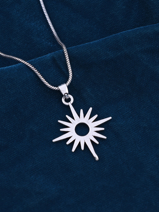 Silver Tone Brass Pendant for Men