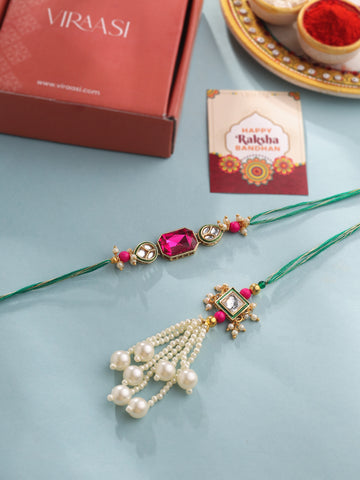 Bhaiya Bhabhi rakh combo with Greetings card & Perfume