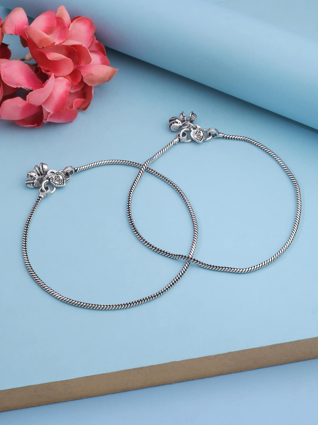 Silver Plated Anklet For Girls and Women