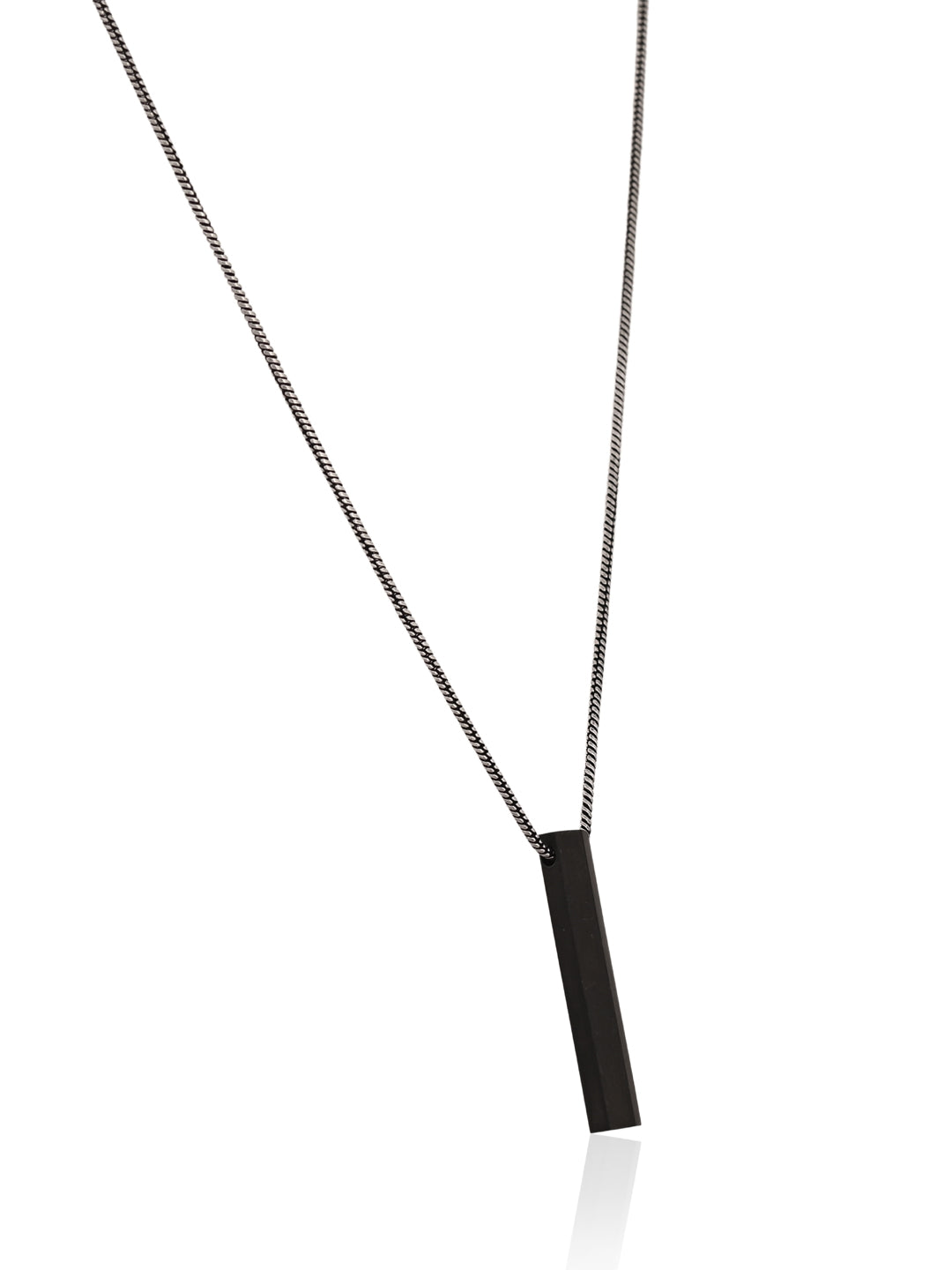 Black stainless steel pendant deals