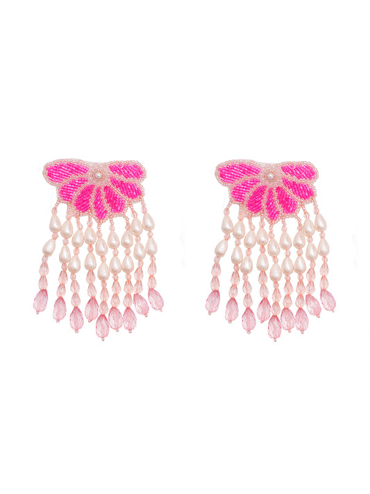 Handmade Butterfly Pearl Earrings