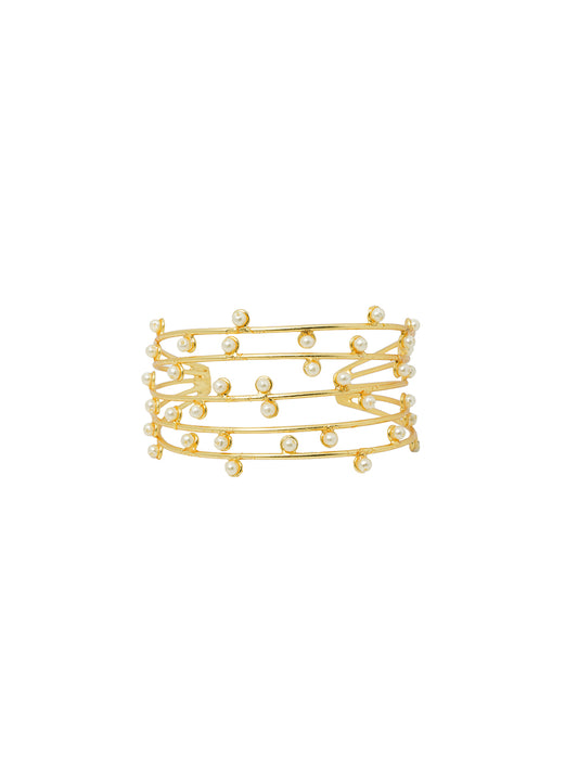 Gold Plated Cuff Bracelet