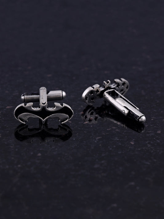 Superhero Fan Formal Wear - Batman Emblem Cufflinks