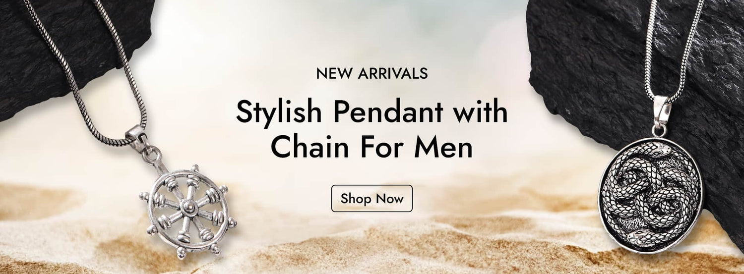 silver-plated-stylish-chain-pendant-for-men-viraasi
