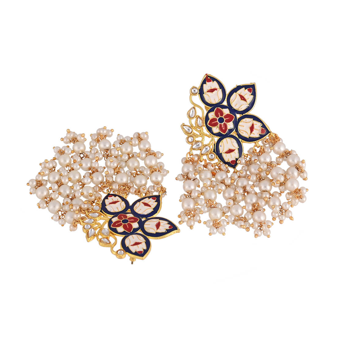 contemporary-jhumka-earrings-with-pearls-blue-viraasi