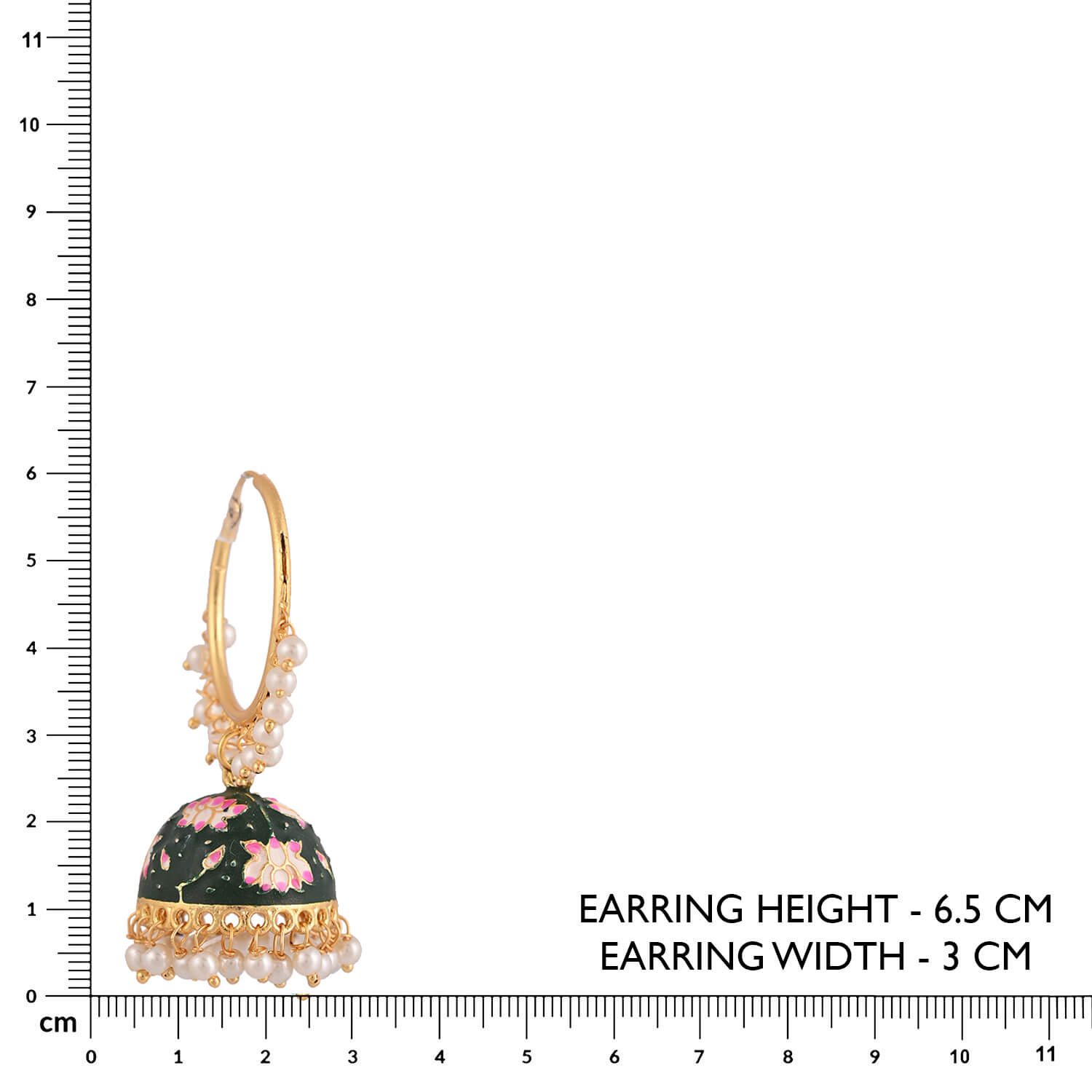 lotus-hoop-meenakari-jhumka-earring-dark-green-viraasi