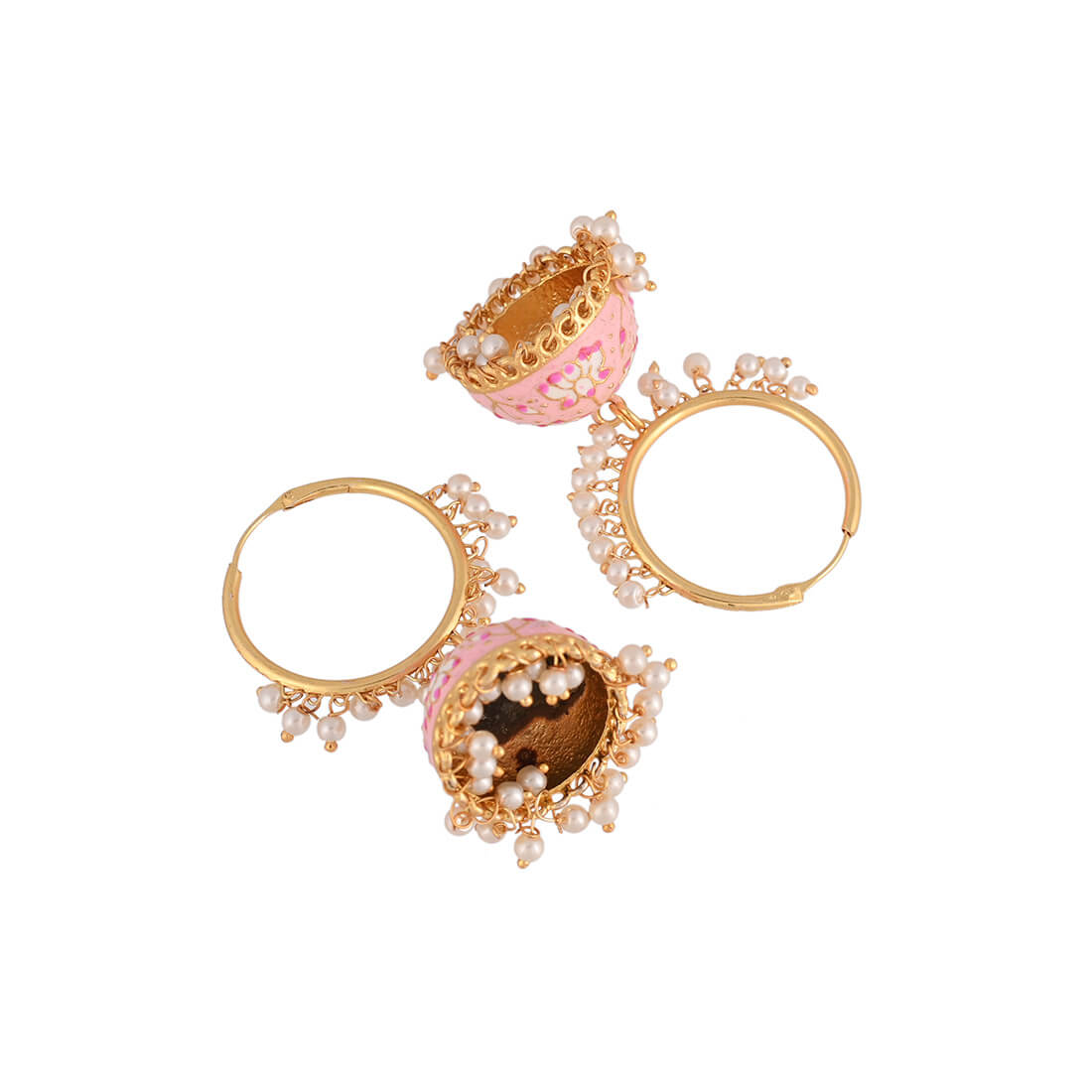 lotus-hoop-meenakari-jhumka-earring-light-pink-viraasi