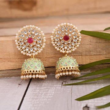 meenakari-dangle-jhumka-earrings-green-viraasi