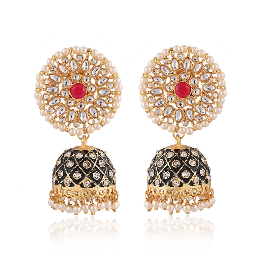 meenakari-dangle-jhumka-earrings-black-viraasi