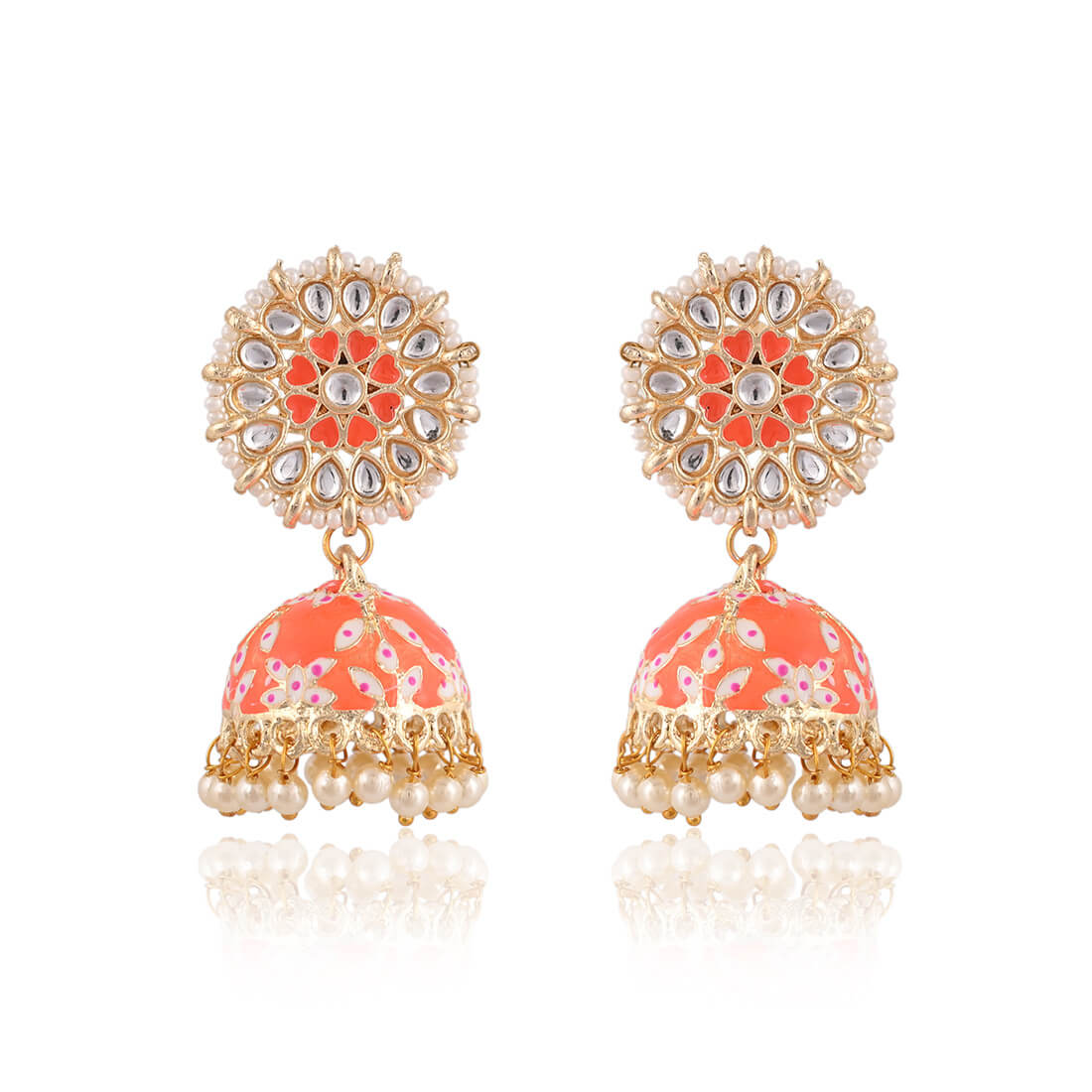meenakari-jhumka-earrings-orange-viraasi