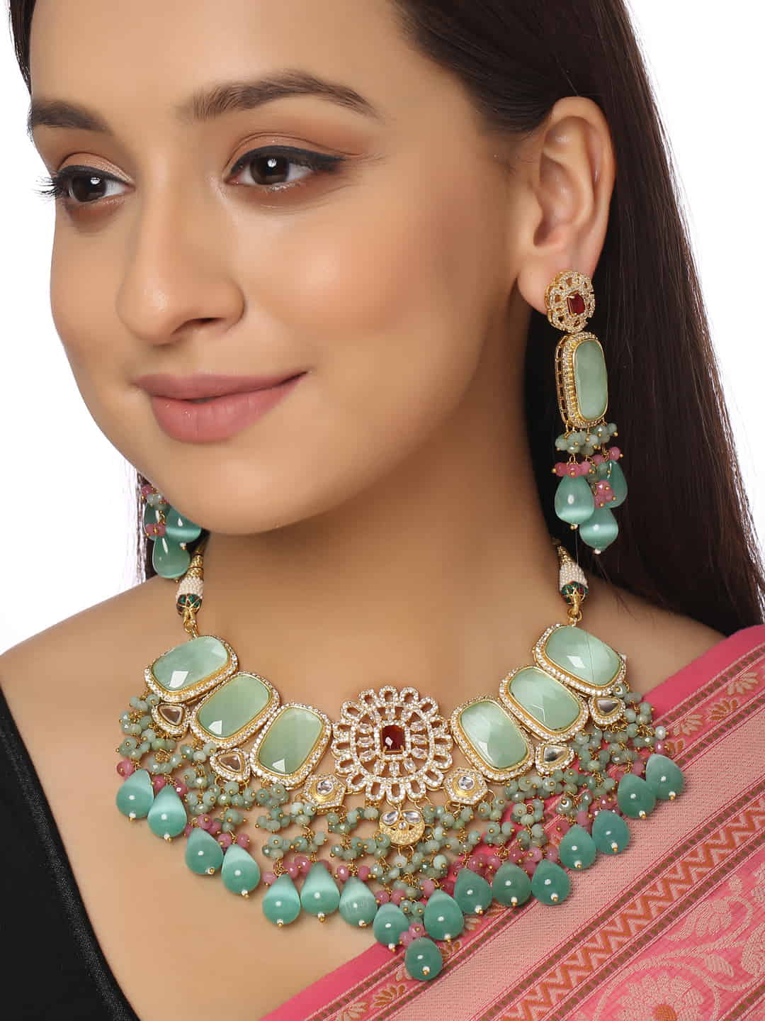 bridal-diamond-and-kundan-necklace-set-viraasi