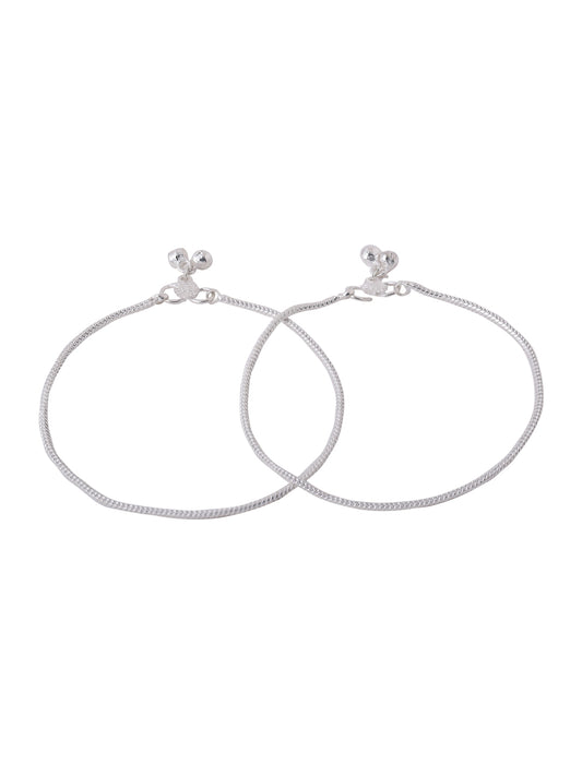 Plain Silver Plated Chain For Women