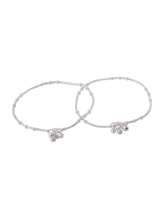 Silver Plated Anklet for Women