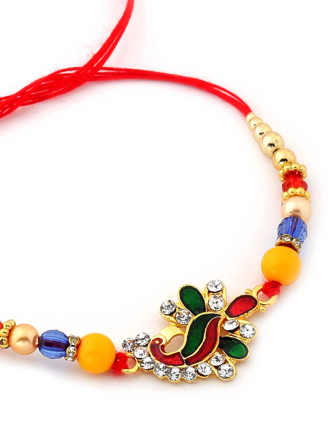 Set of 2 Multi-Color Rakhi for Brother-Viraasi