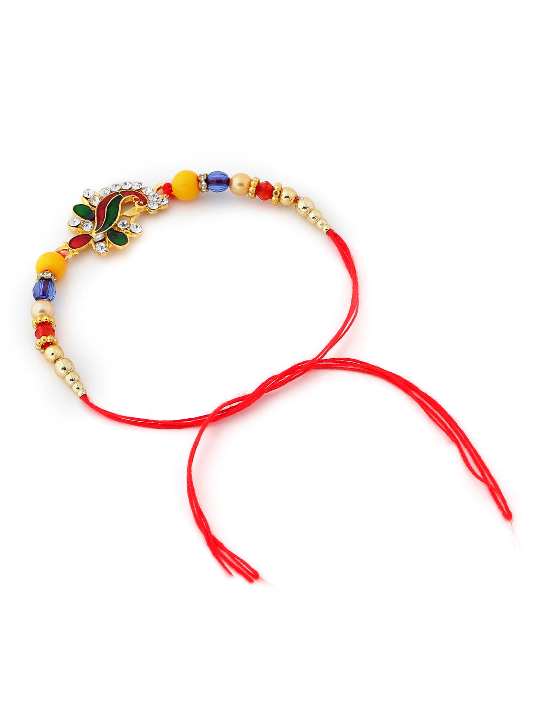 Set of 2 Multi-Color Rakhi for Brother-Viraasi
