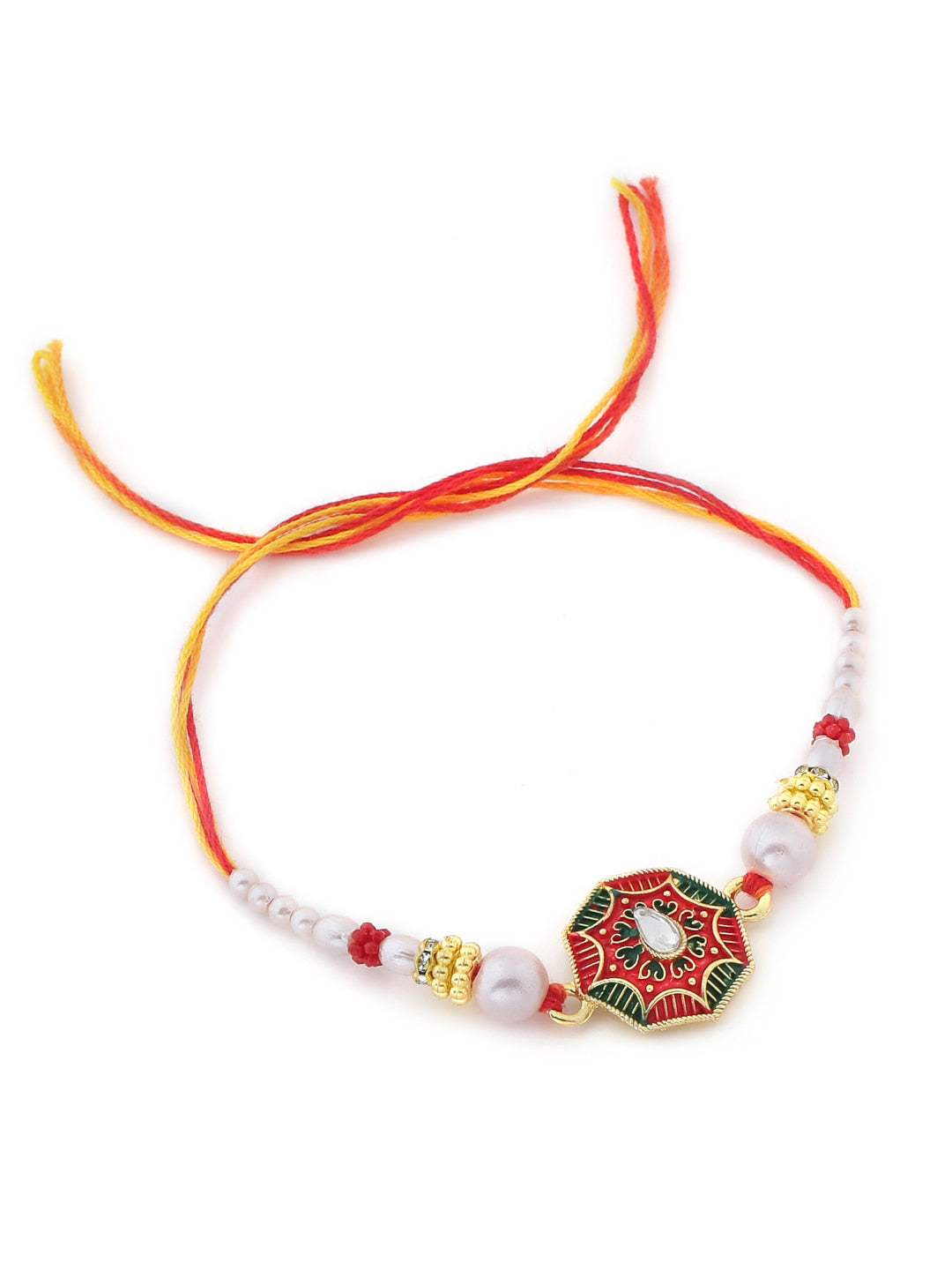 Set of 2 Multi-Color Rakhi for Brother-Viraasi