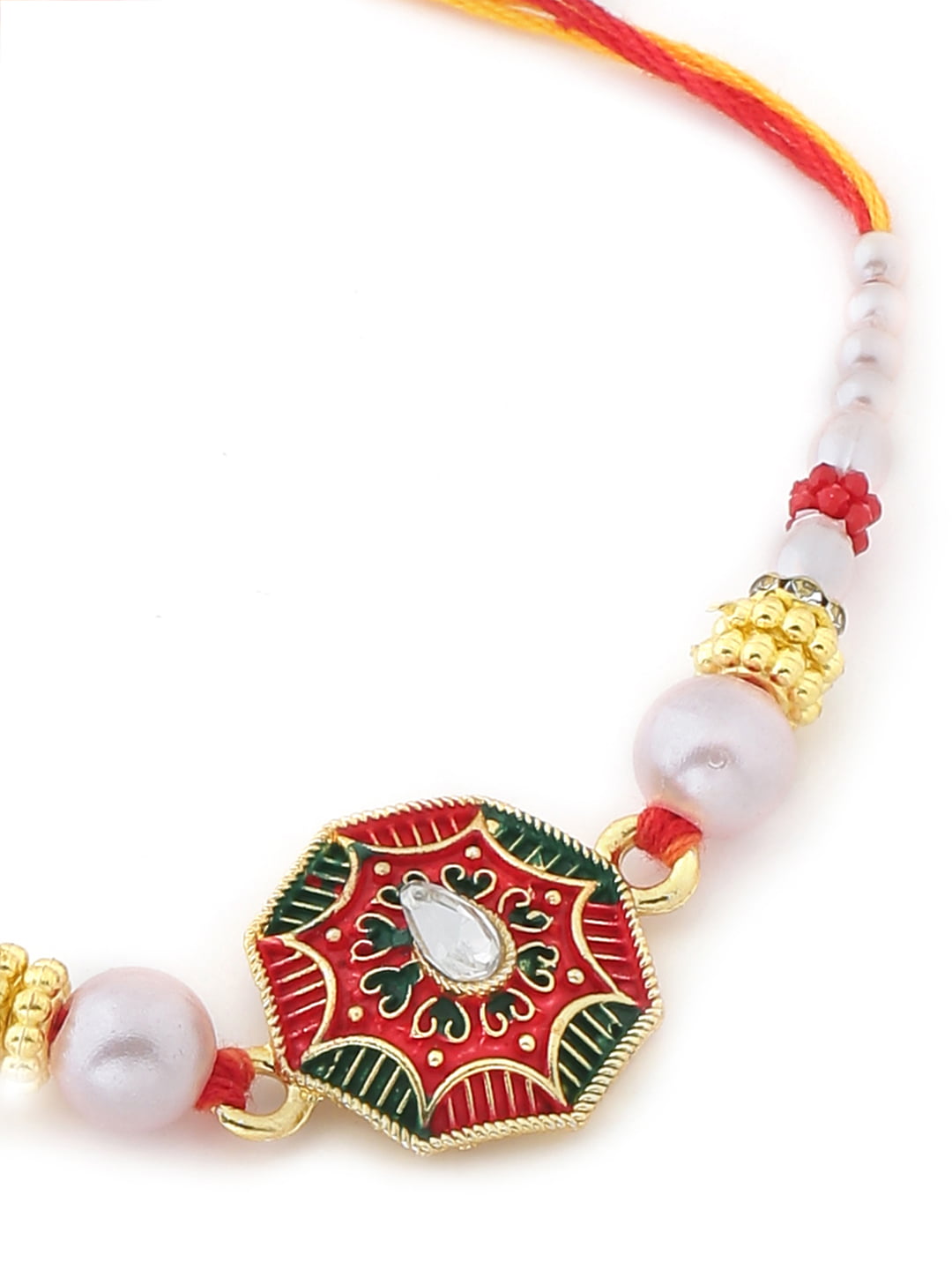 Set of 2 Multi-Color Rakhi for Brother-Viraasi