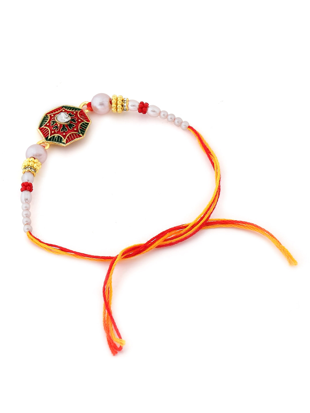 Set of 2 Multi-Color Rakhi for Brother-Viraasi