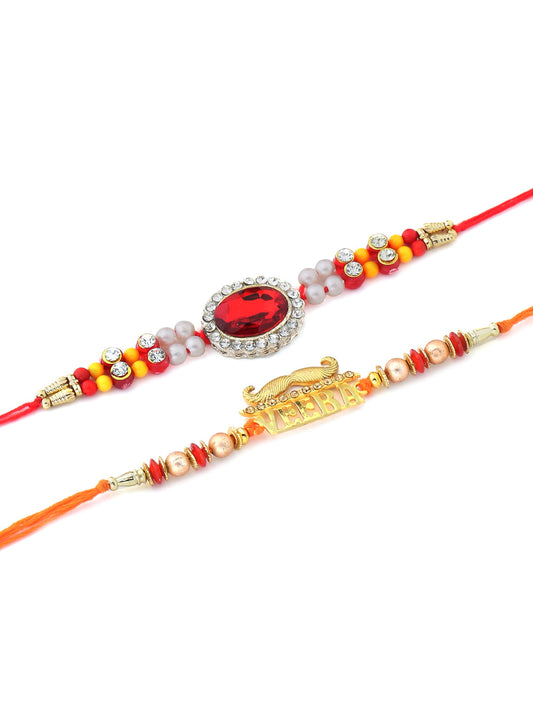 Set of 2 Rakhi for Bhai