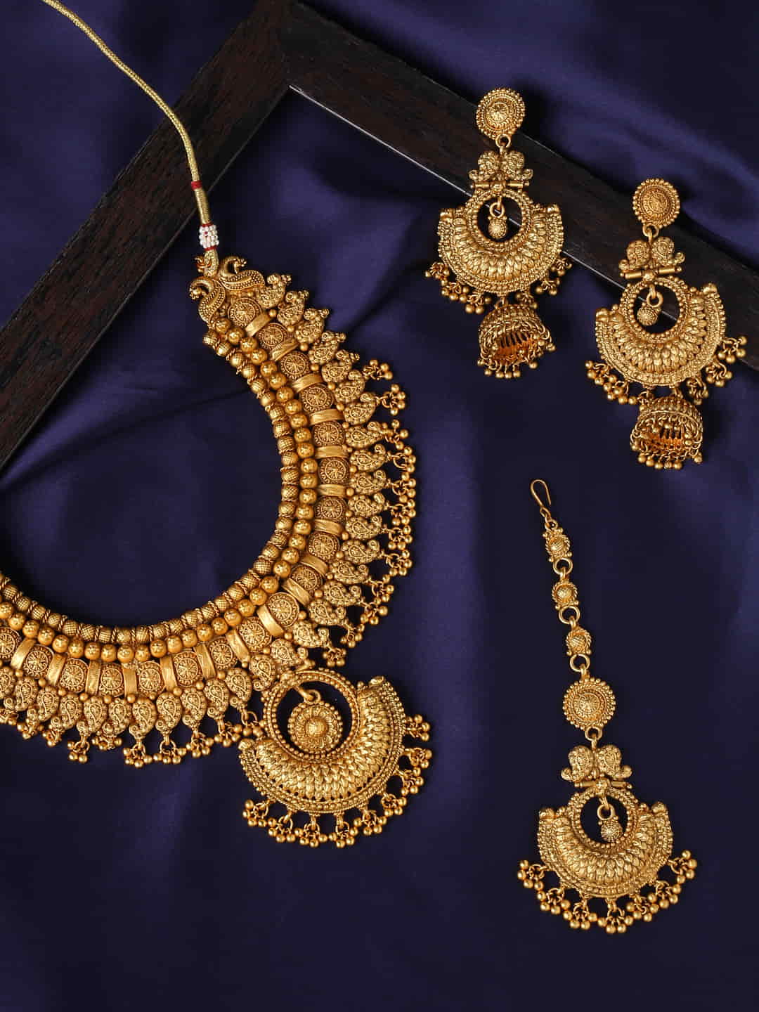 Ethnic Gold Plated Necklace Set