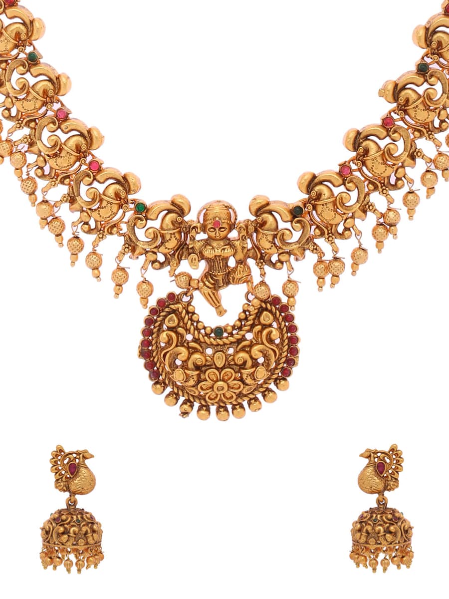 gold-plated-temple-necklace-set-viraasi