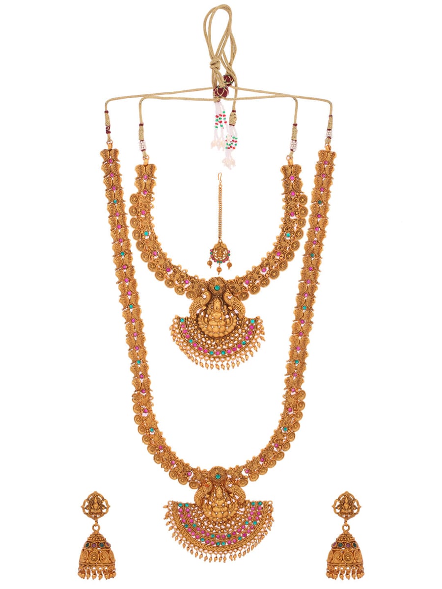 traditional-multicolor-temple-necklace-set-viraasi