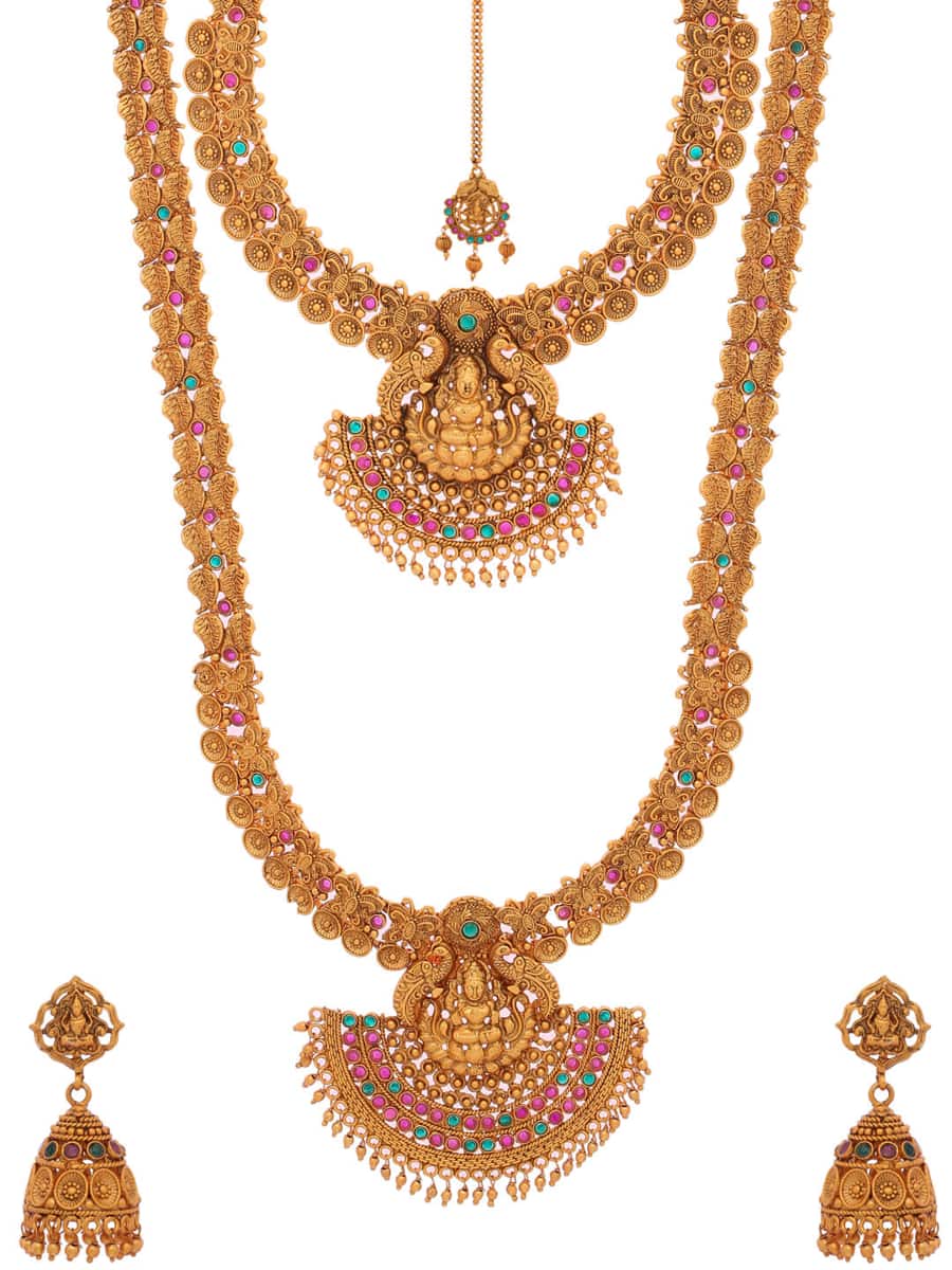 traditional-multicolor-temple-necklace-set-viraasi