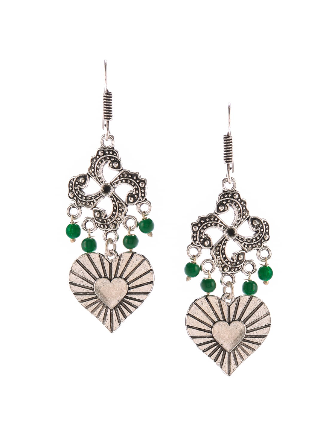 oxidized-dangler-green-stone-earring-for-girls-and-women-viraasi