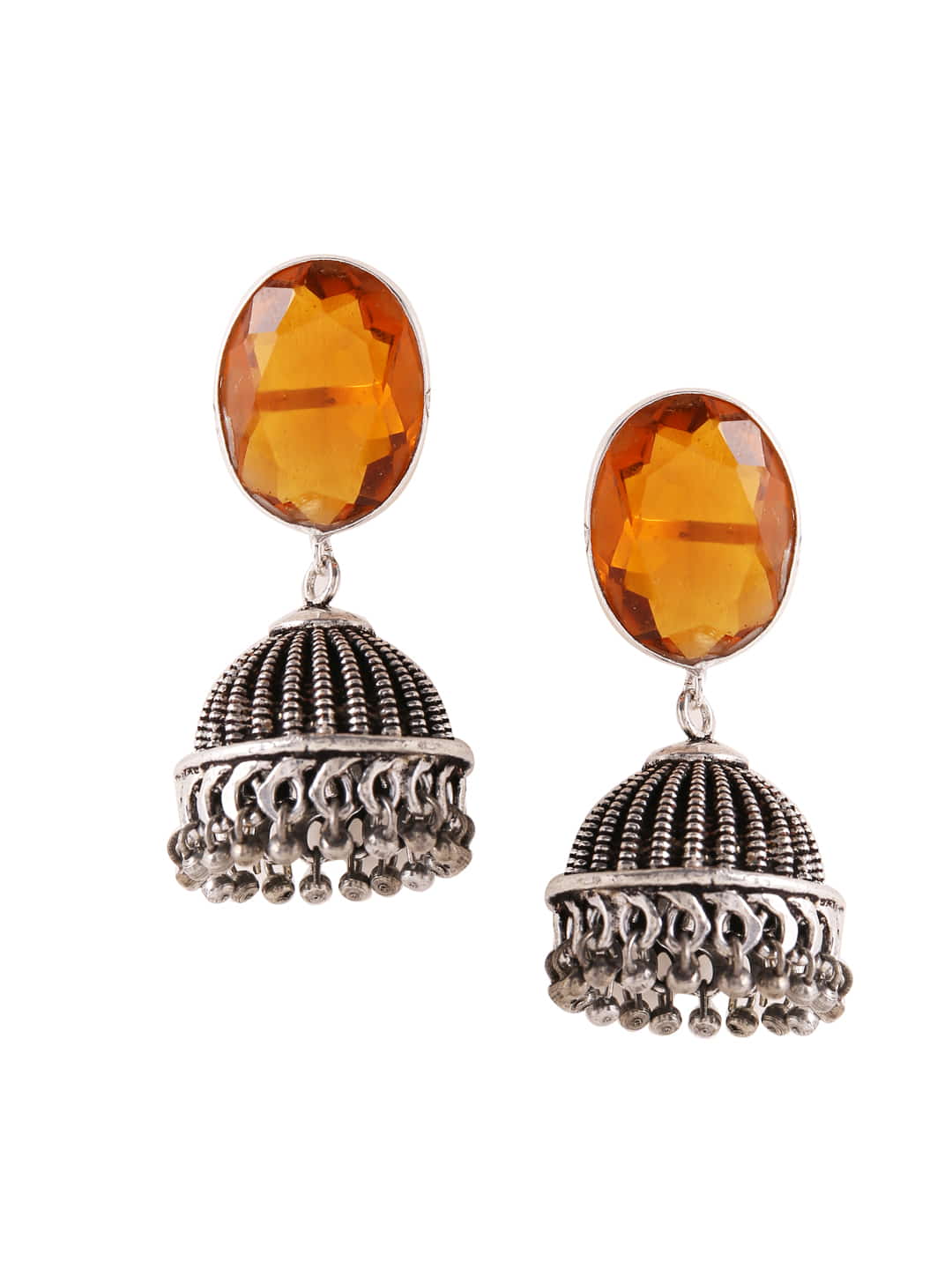 oxidized-studded-jhumka-earring-for-women-and-girls-viraasi