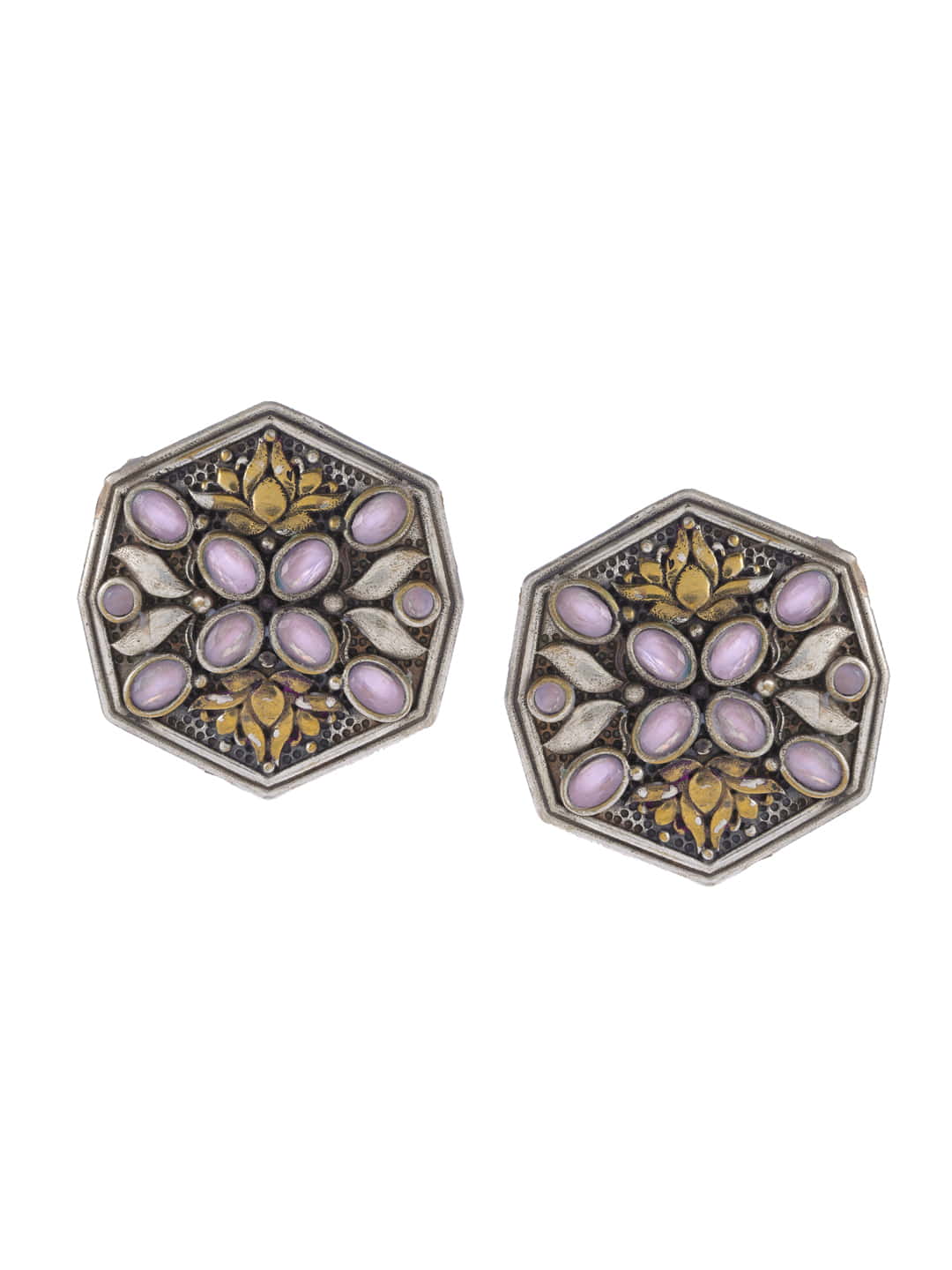 two-tone-ethnic-boho-stud-earrings-viraasi