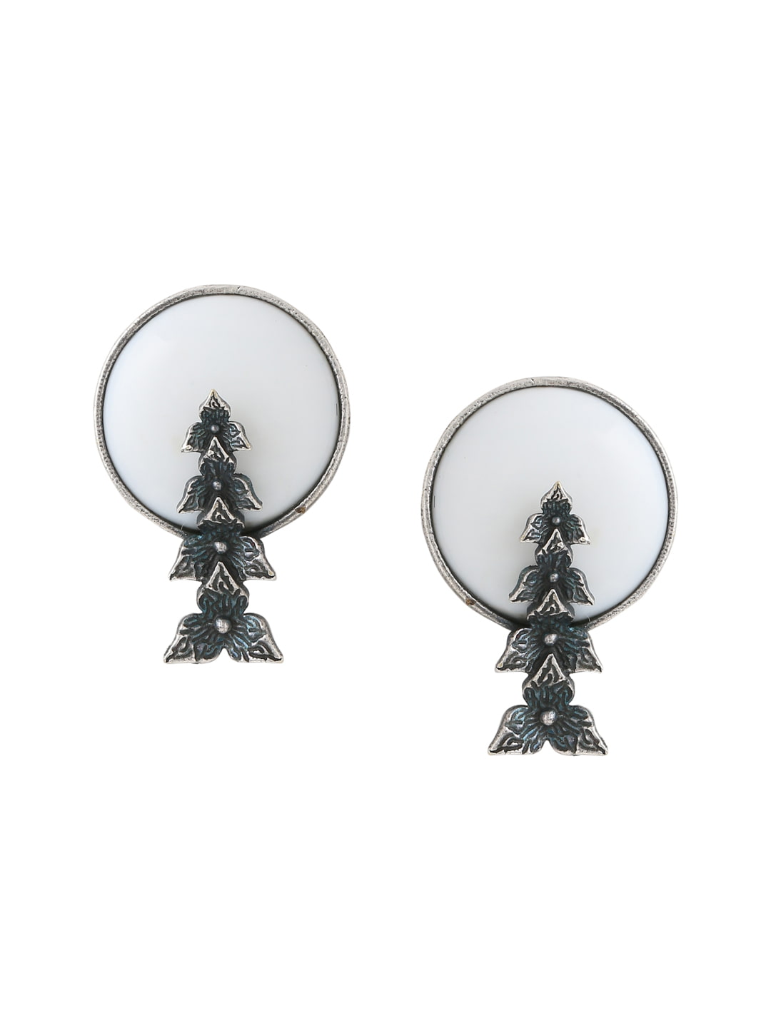 floral-shape-oxidized-stud-earrings-white-stone-viraasi