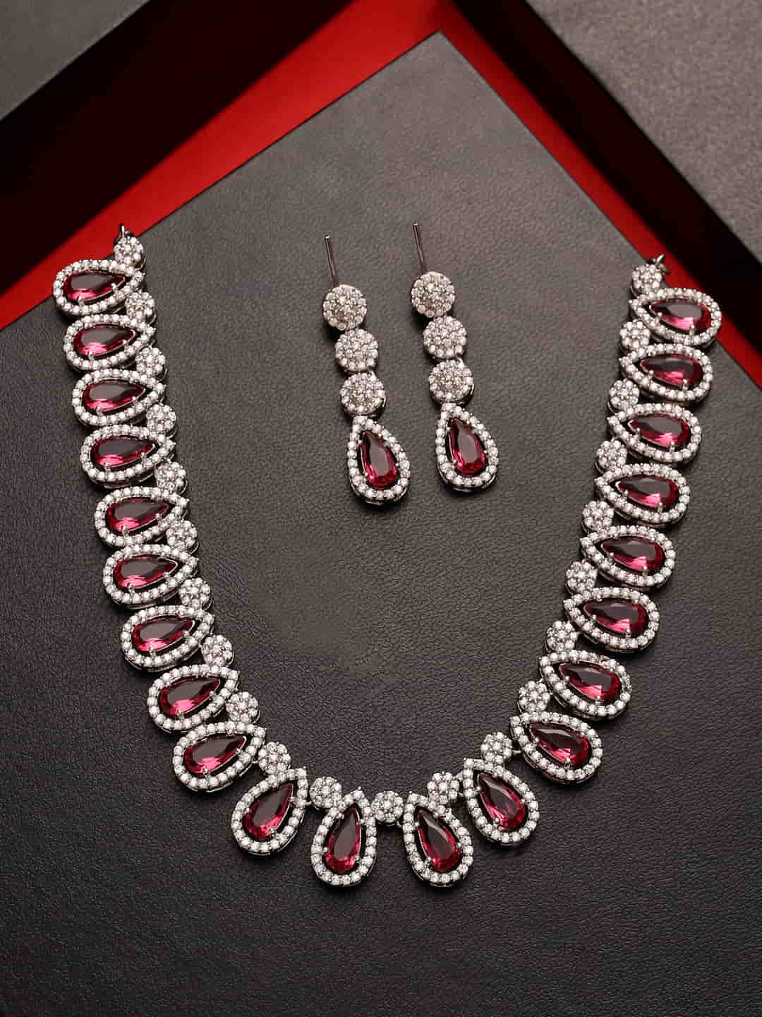 silver-plated-american-diamond-necklace-set-viraasi