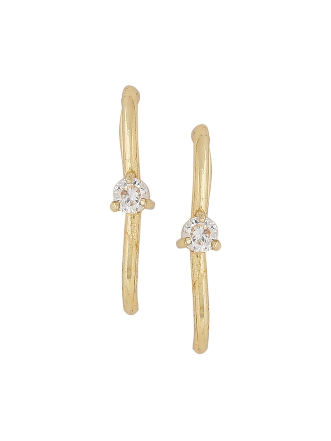 gold-plated-single-diamond-hoop-earring-viraasi