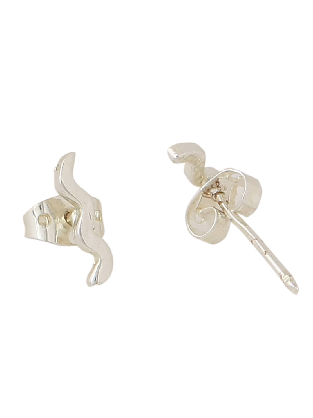 silver-plated-snake-design-minimal-earring-viraasi