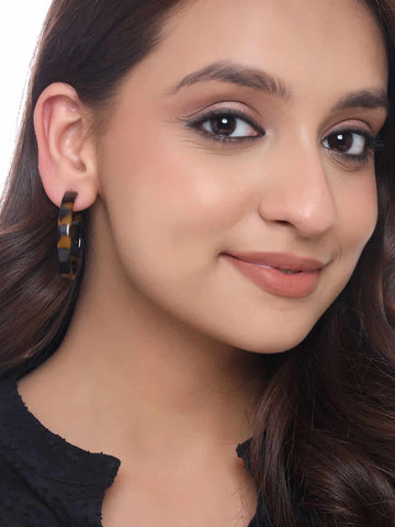 Stylish Minimal Hoop Earrings for Women and Girls