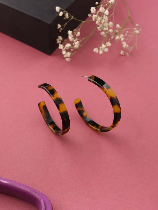 Stylish Minimal Hoop Earrings for Women and Girls