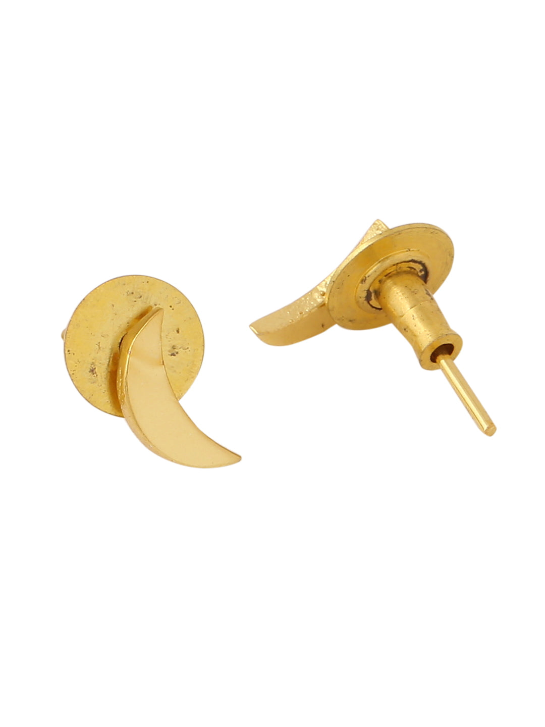 gold-plated-moon-shape-stud-earring-viraasi
