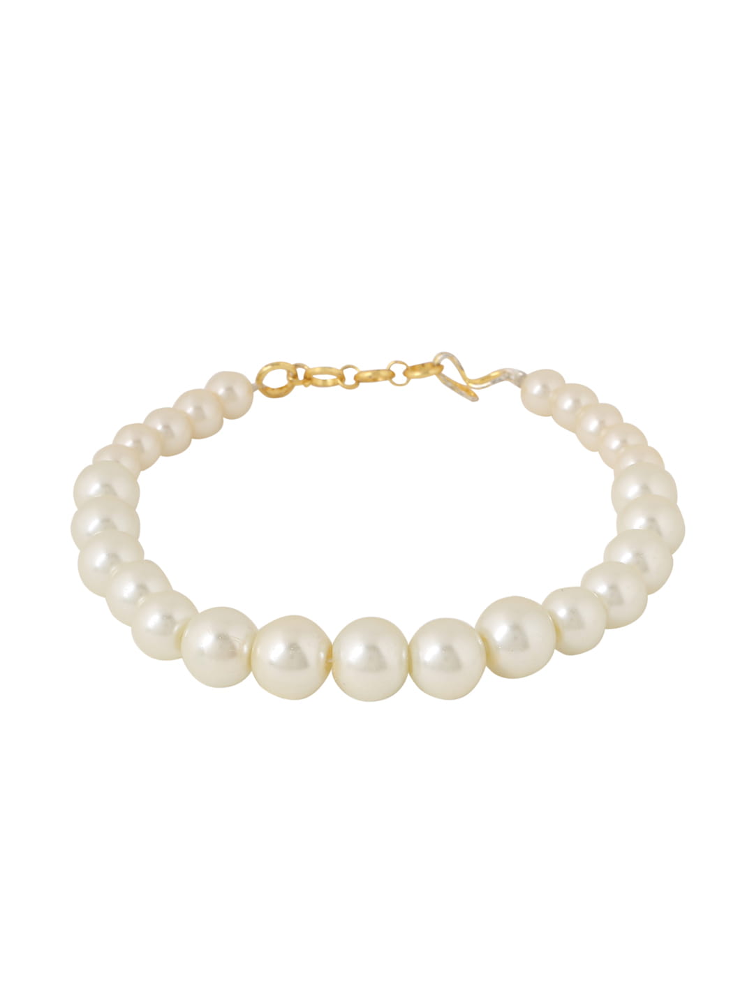 white-pearl-single-layer-necklace-set-with-bracelet-viraasi